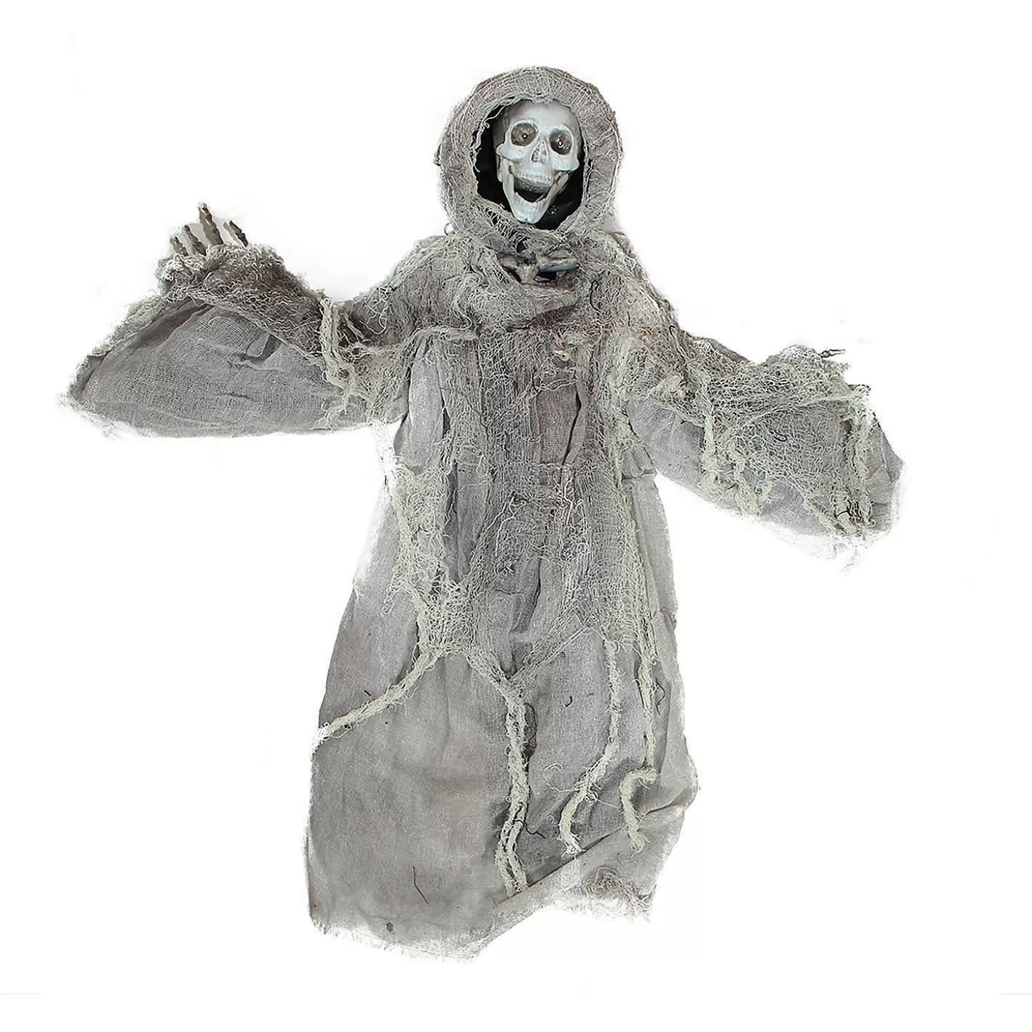 New Northlight 36" Gray Touch Activated Hanging Death Reaper Halloween Decor Skulls & Skeletons