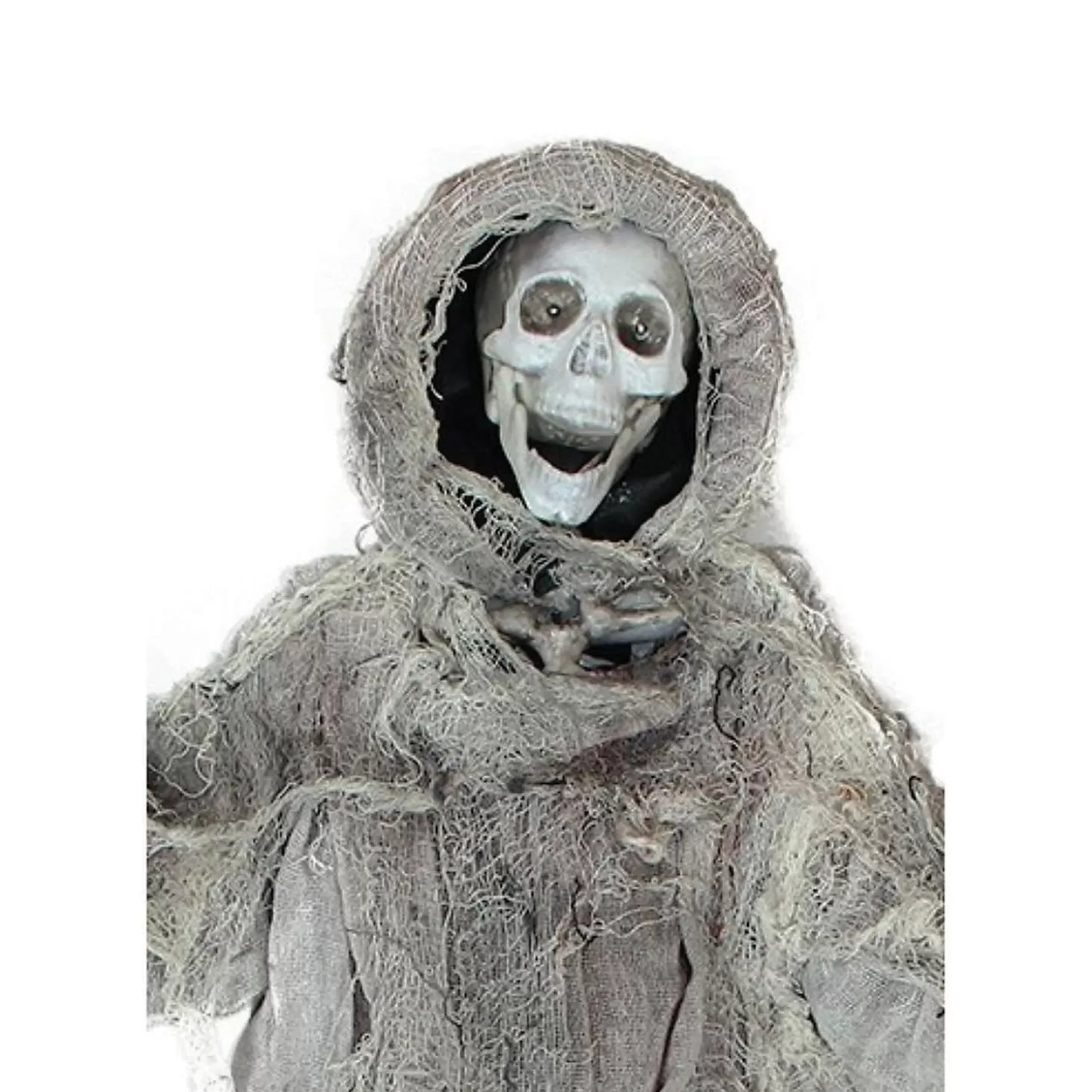 New Northlight 36" Gray Touch Activated Hanging Death Reaper Halloween Decor Skulls & Skeletons