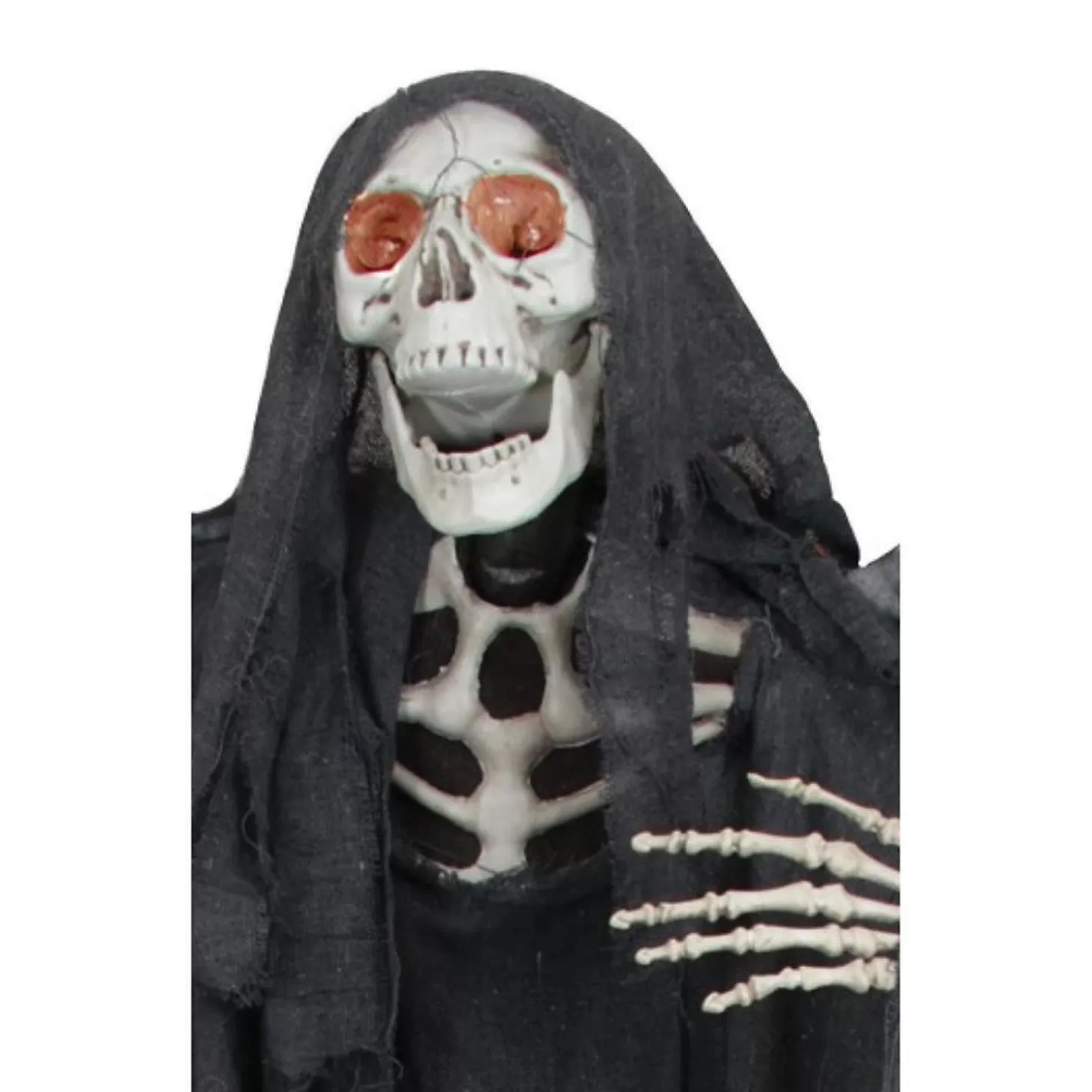 Best Sale Northlight 66" Pre-Lit Black And Red Sonic Skeletal Reaper With Wings Halloween Decor Skulls & Skeletons