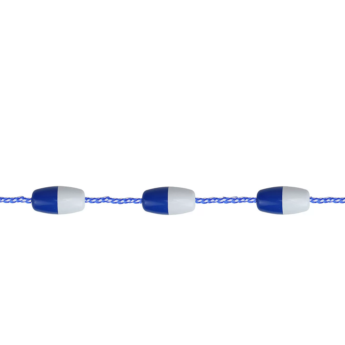 New Pool Central 25' Blue And White Safety Depth Marker Rope With Floating Buoys Water Toys