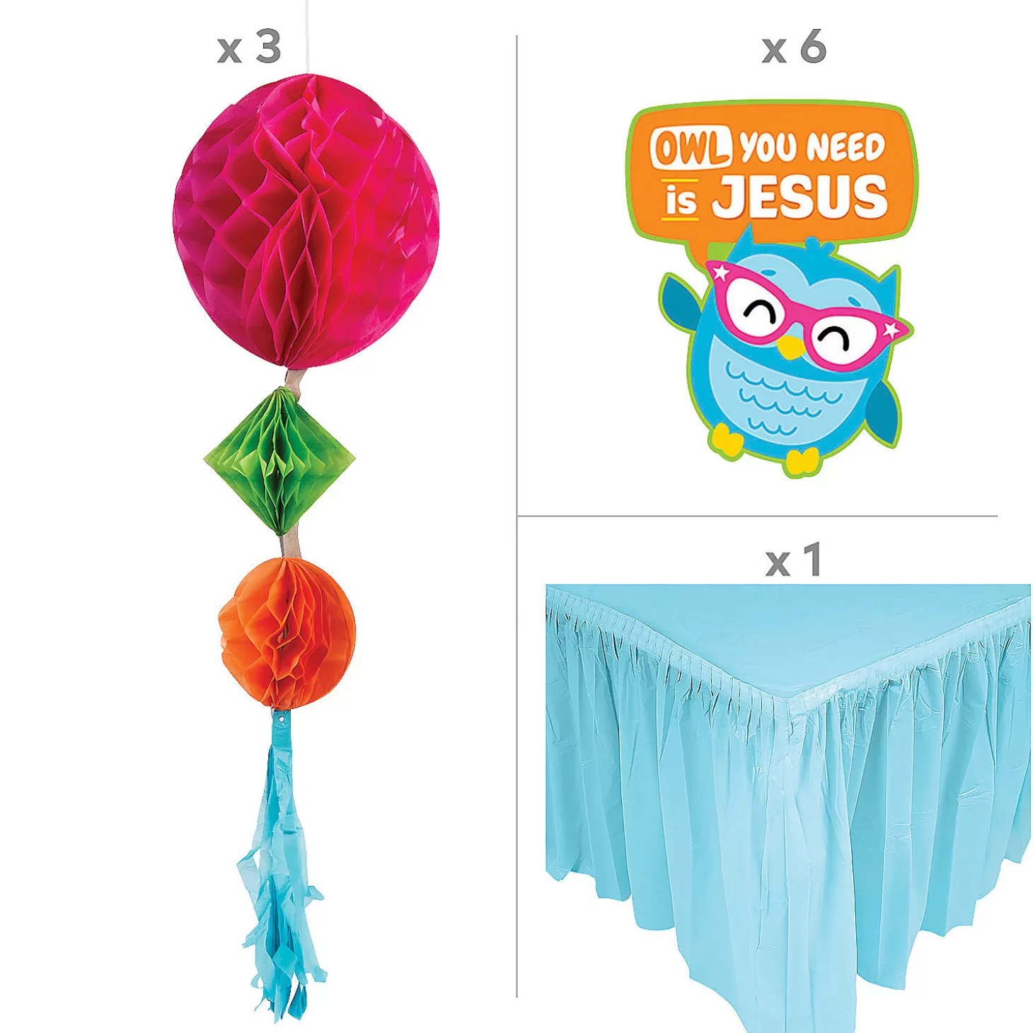 Hot Religious Animals Value Trunk-Or-Treat Decorating Kit - 10 Pc. Halloween Fun Kits