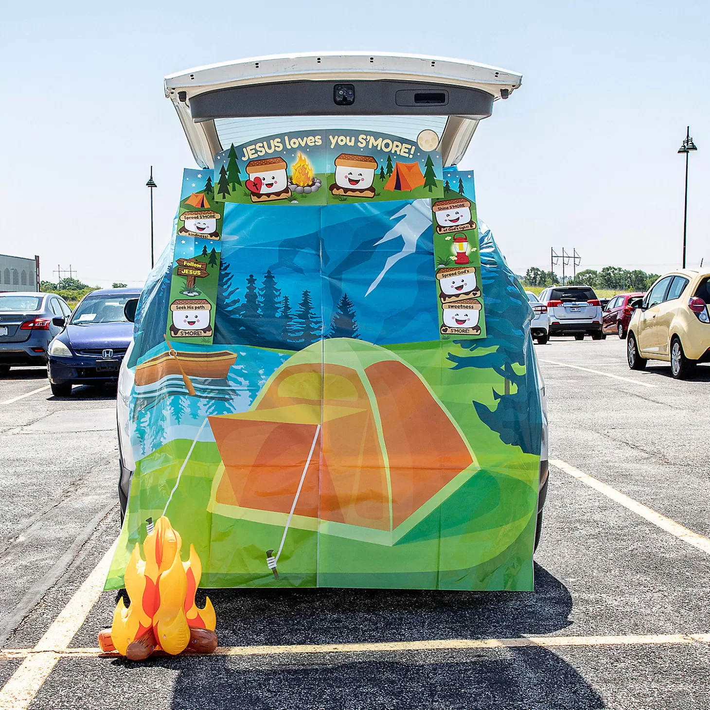 Online Religious Camping Trunk-Or-Treat Decorating Kit - 5 Pc. Halloween Fun Kits