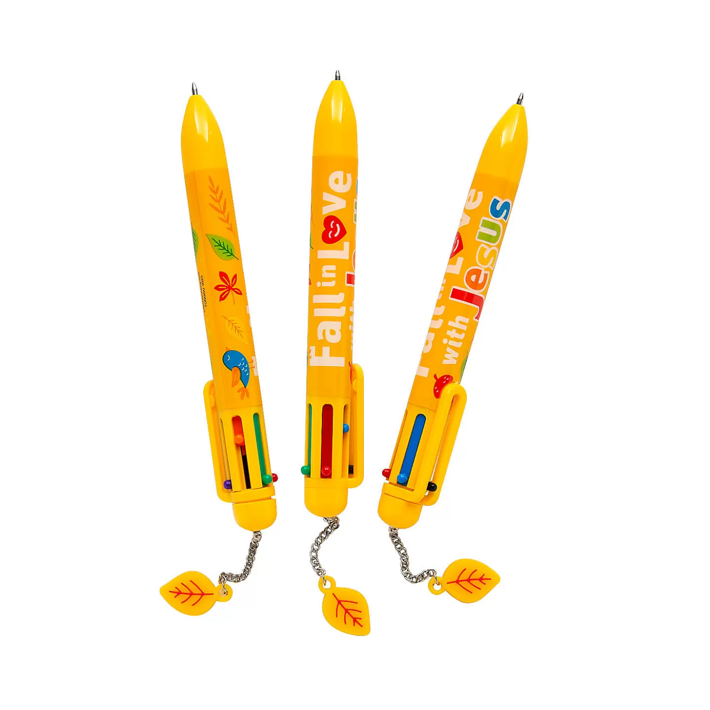 New Religious Fall In Love With Jesus Shuttle Pens - 12 Pc. Religious Halloween