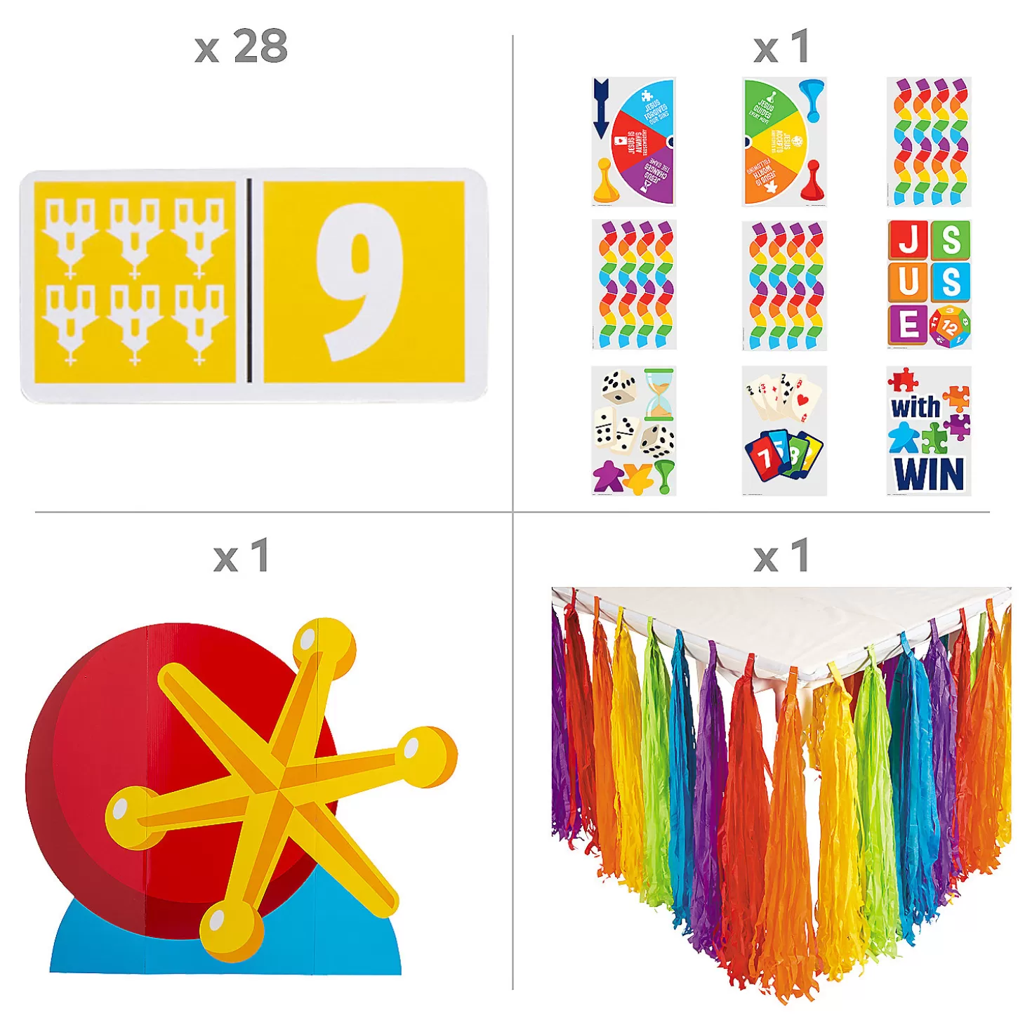 Shop Religious Game Night Trunk-Or-Treat Decorating Kit - 39 Pc. Halloween Fun Kits