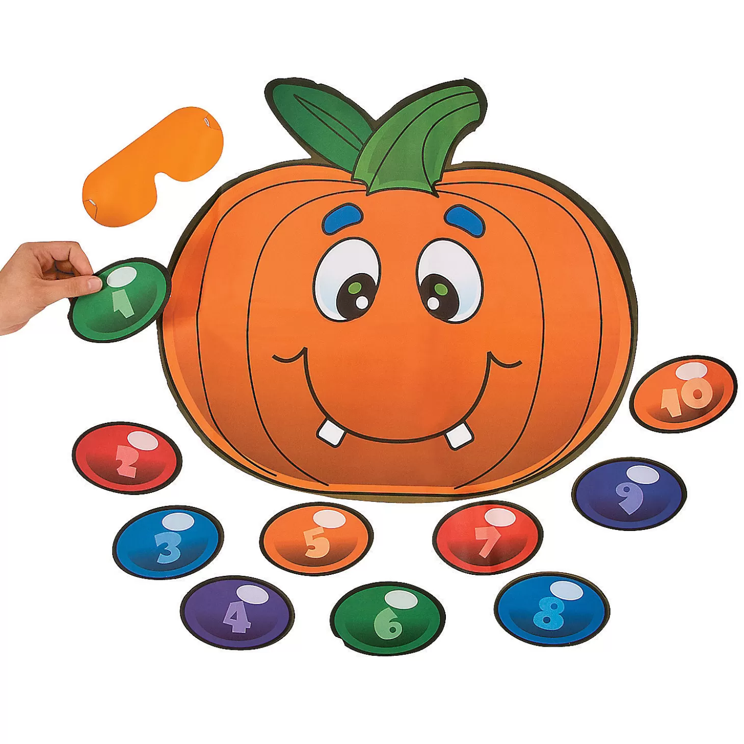 Fashion Silly Pin The Nose On The Pumpkin Halloween Party Game Games & Activities