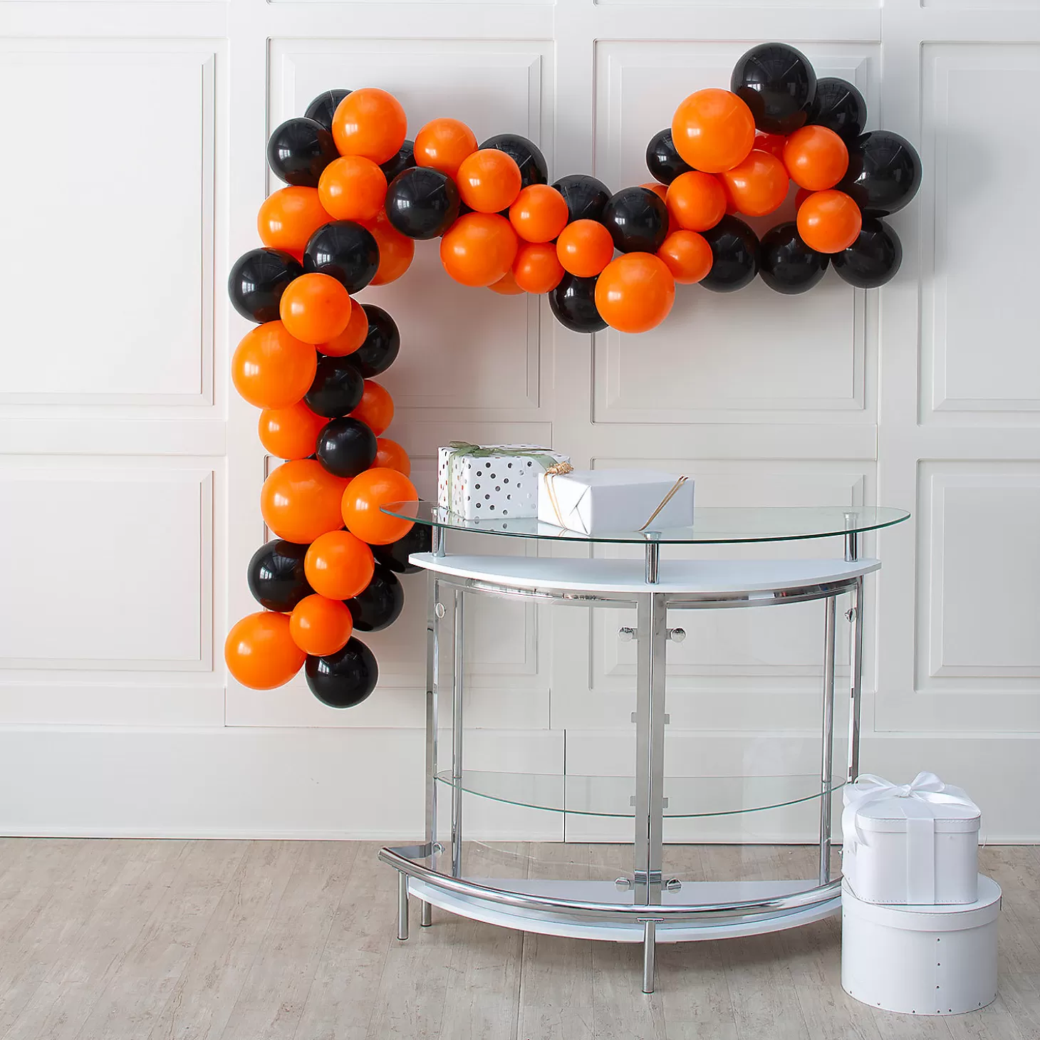 Store Solid Color & Black Latex Balloon Garland Kit - 291 Pc. Halloween Fun Kits