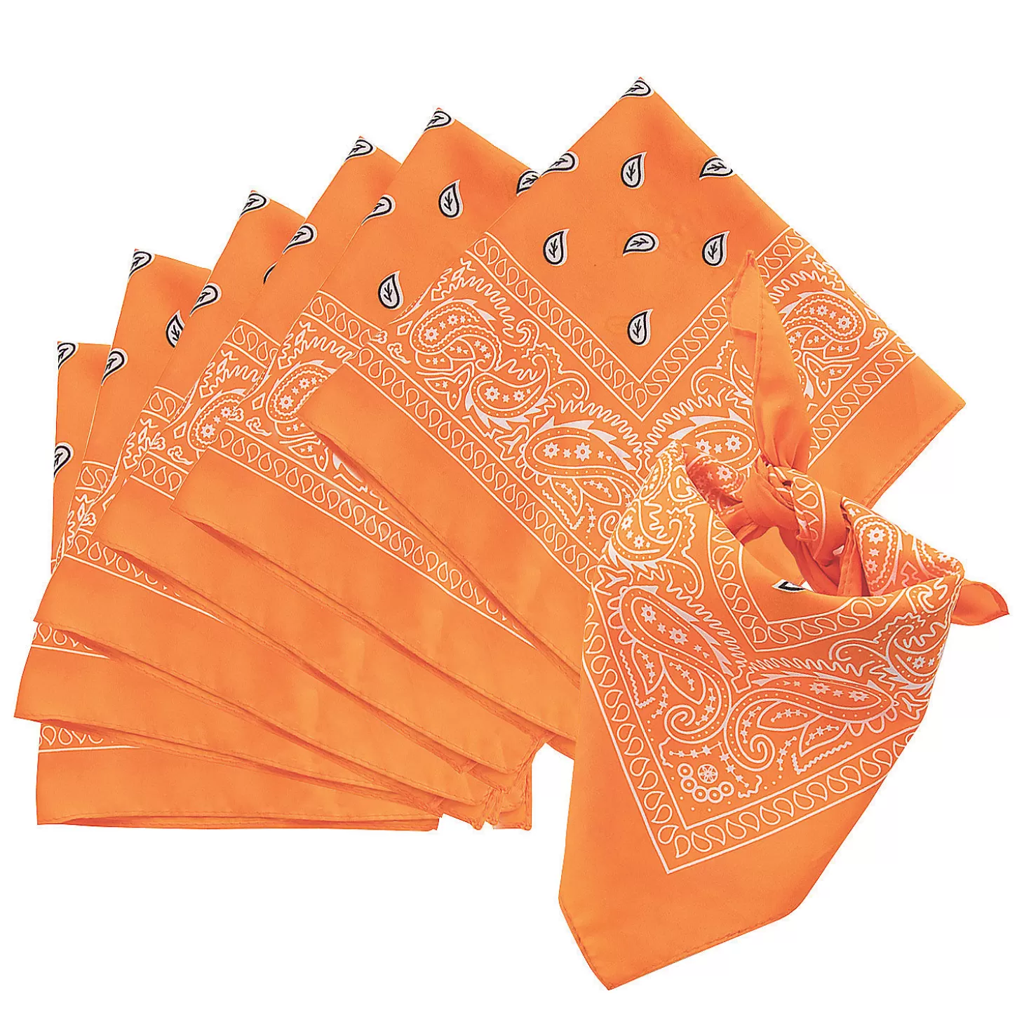 Cheap Solid Color Bandanas - 12 Pc. Diy Adult Crafts
