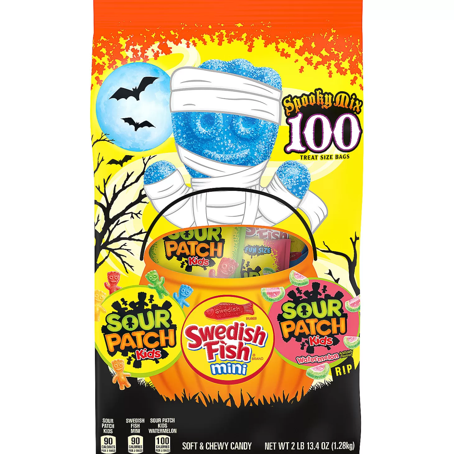 Discount Sour Patch Kids Zombie Candy Treat Packs - 80 Pc. Halloween Candy