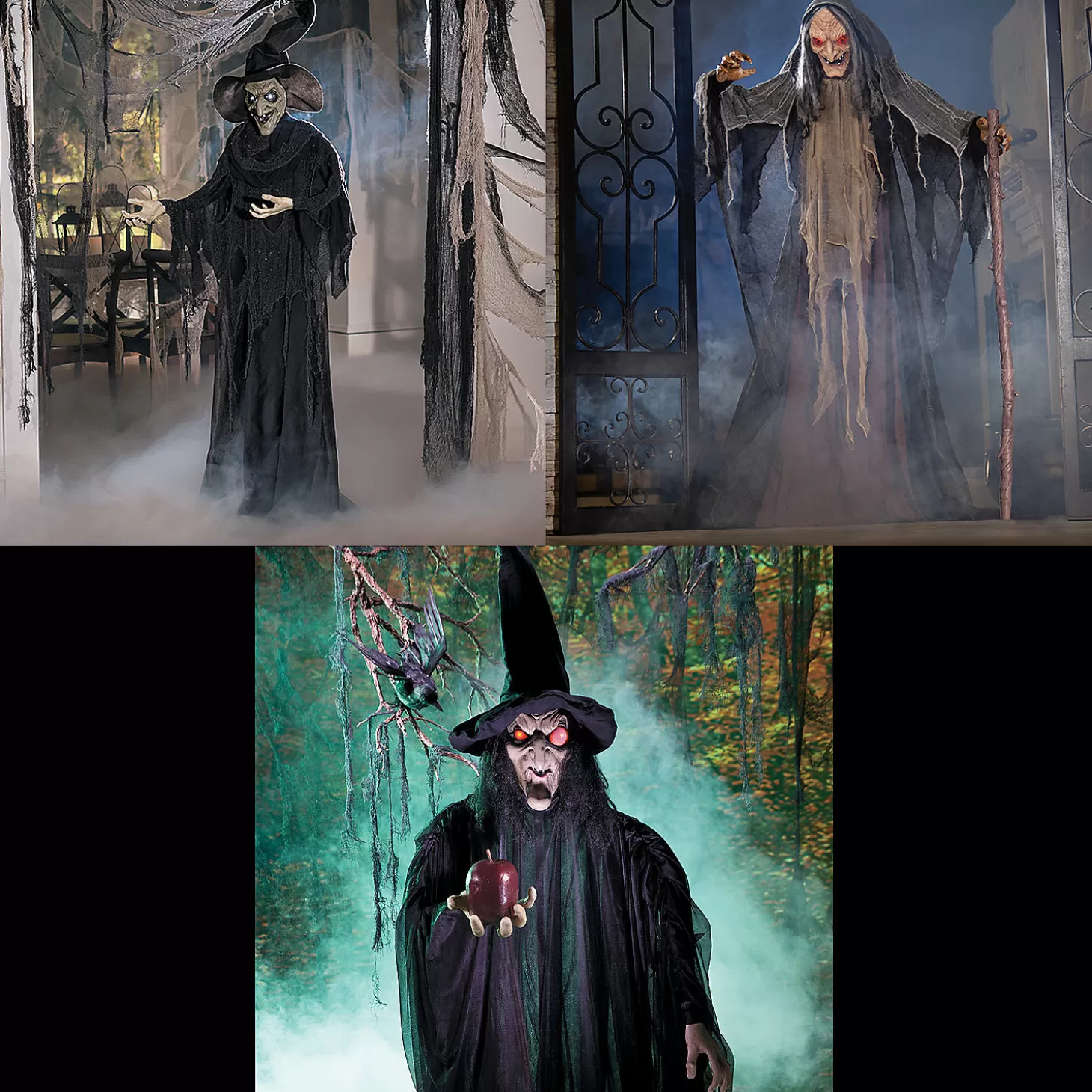 Outlet Trio Of Witches Standing Halloween Decorations Kit - 3 Pc. Halloween Fun Kits