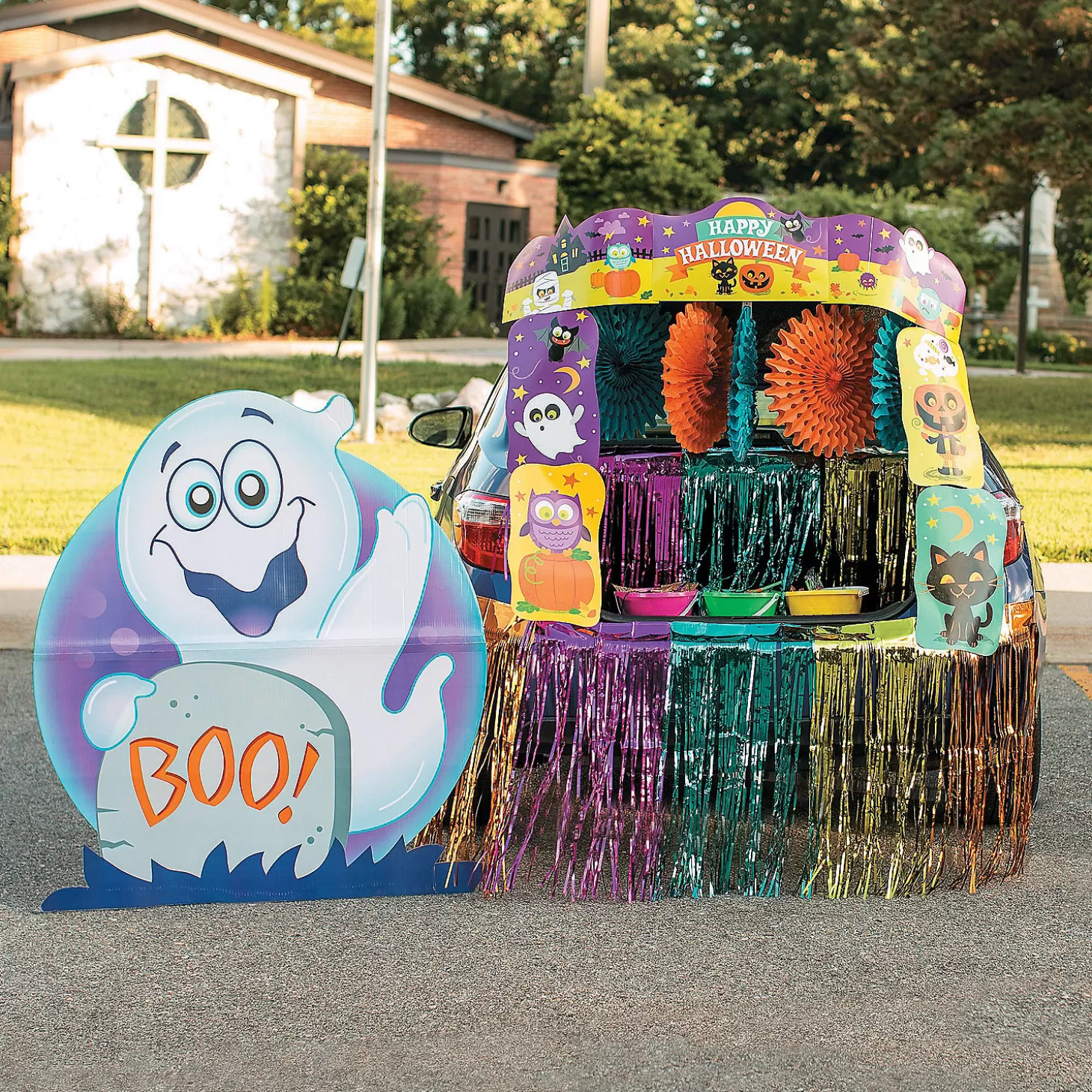 Outlet Trunk-Or-Treat Decorating Basic Kit - 7 Pc. Religious Halloween