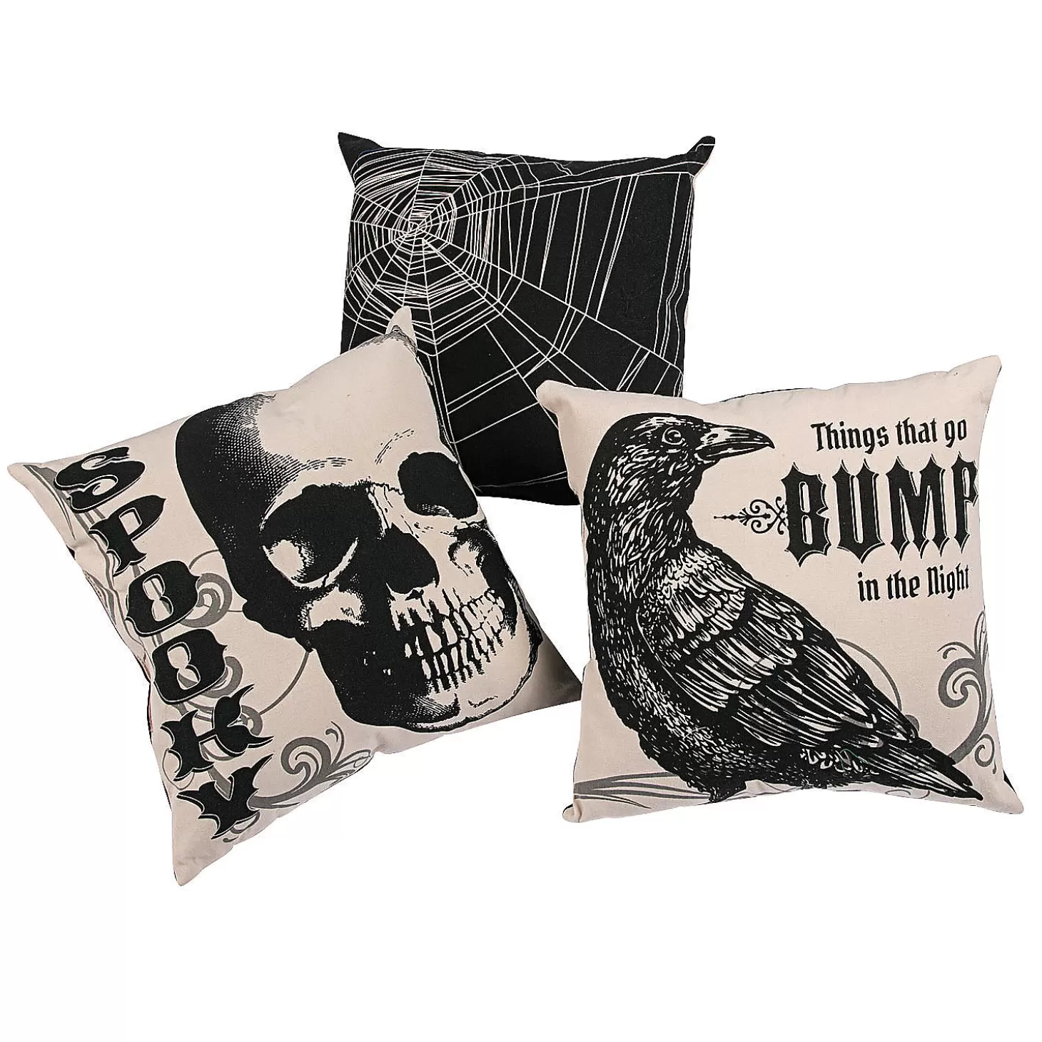 Best Vintage Throw Pillows Halloween Decorations Skulls & Skeletons
