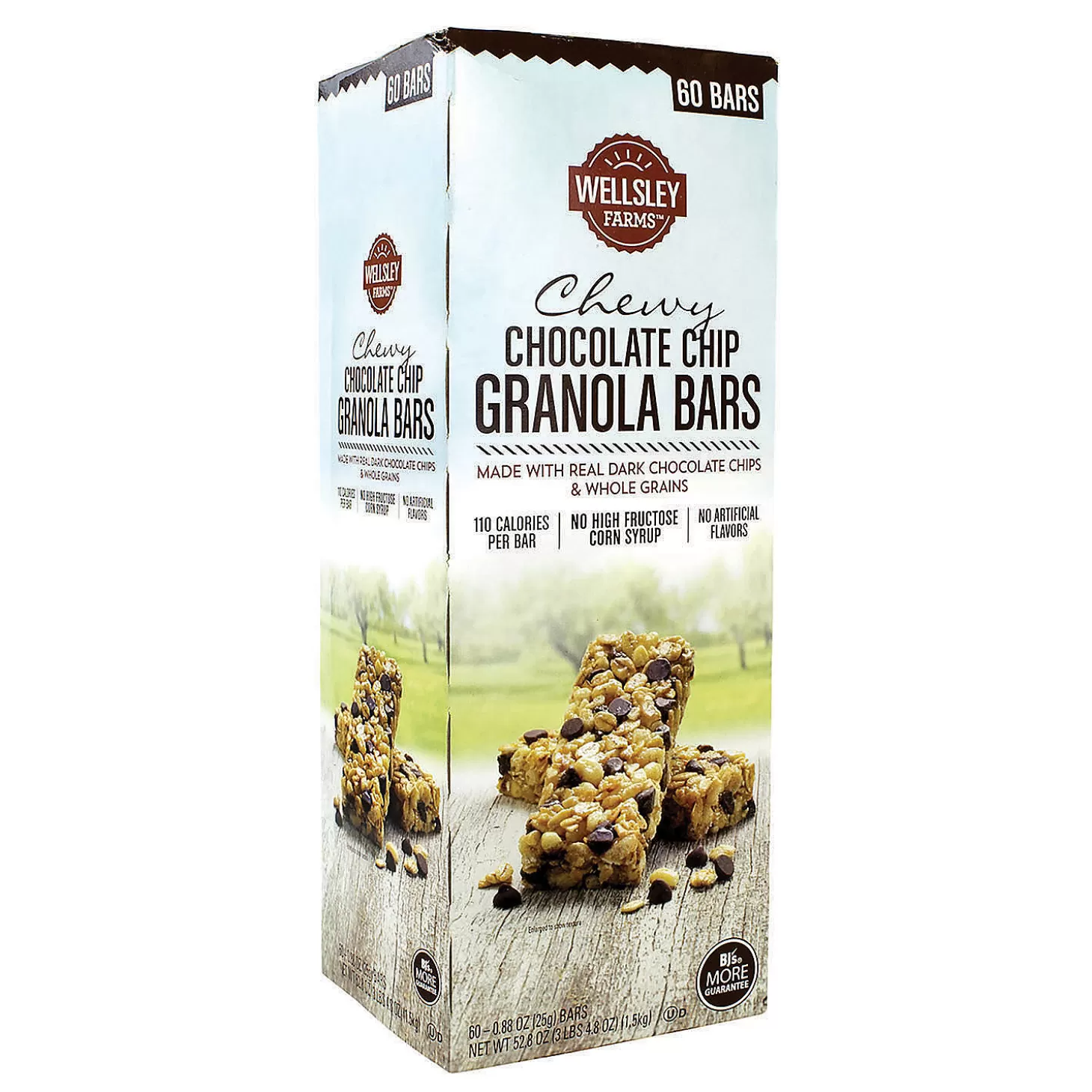 Best Wellsley Farms Chewy Chocolate Chip Granola Bars, .88 Oz, 60 Count Bulk Halloween Supplies