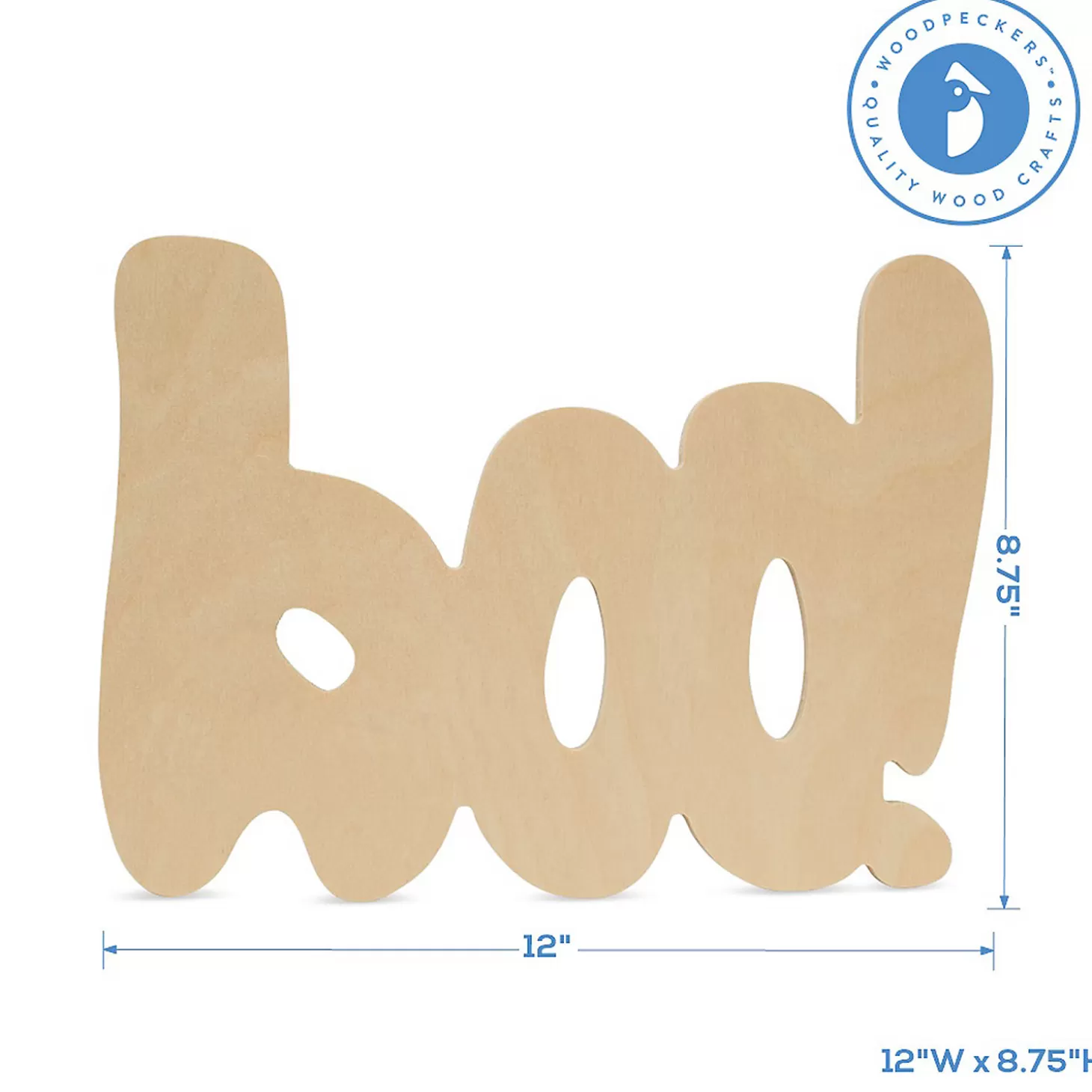 Discount Woodpeckers Crafts, Diy Unfinished Wood 12" Boo Cutouts, Pack Of 25 Diy Adult Crafts
