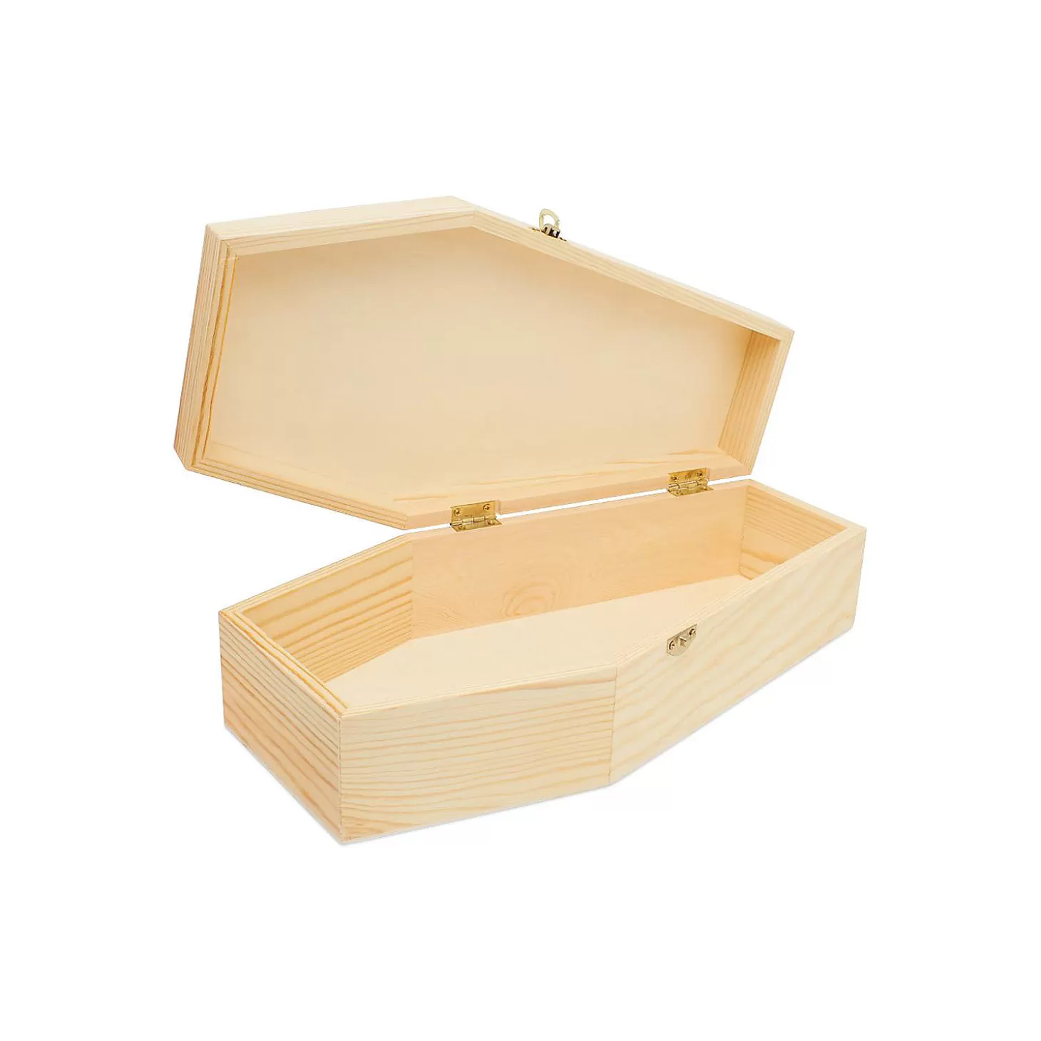 Hot Woodpeckers Crafts, Diy Unfinished Wood 12" Coffin, Pack Of 2 Diy Adult Crafts